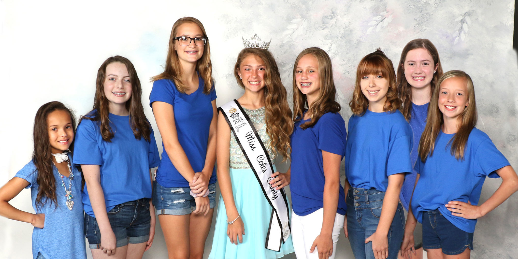 2019 Coles County Fair Junior Miss contestants